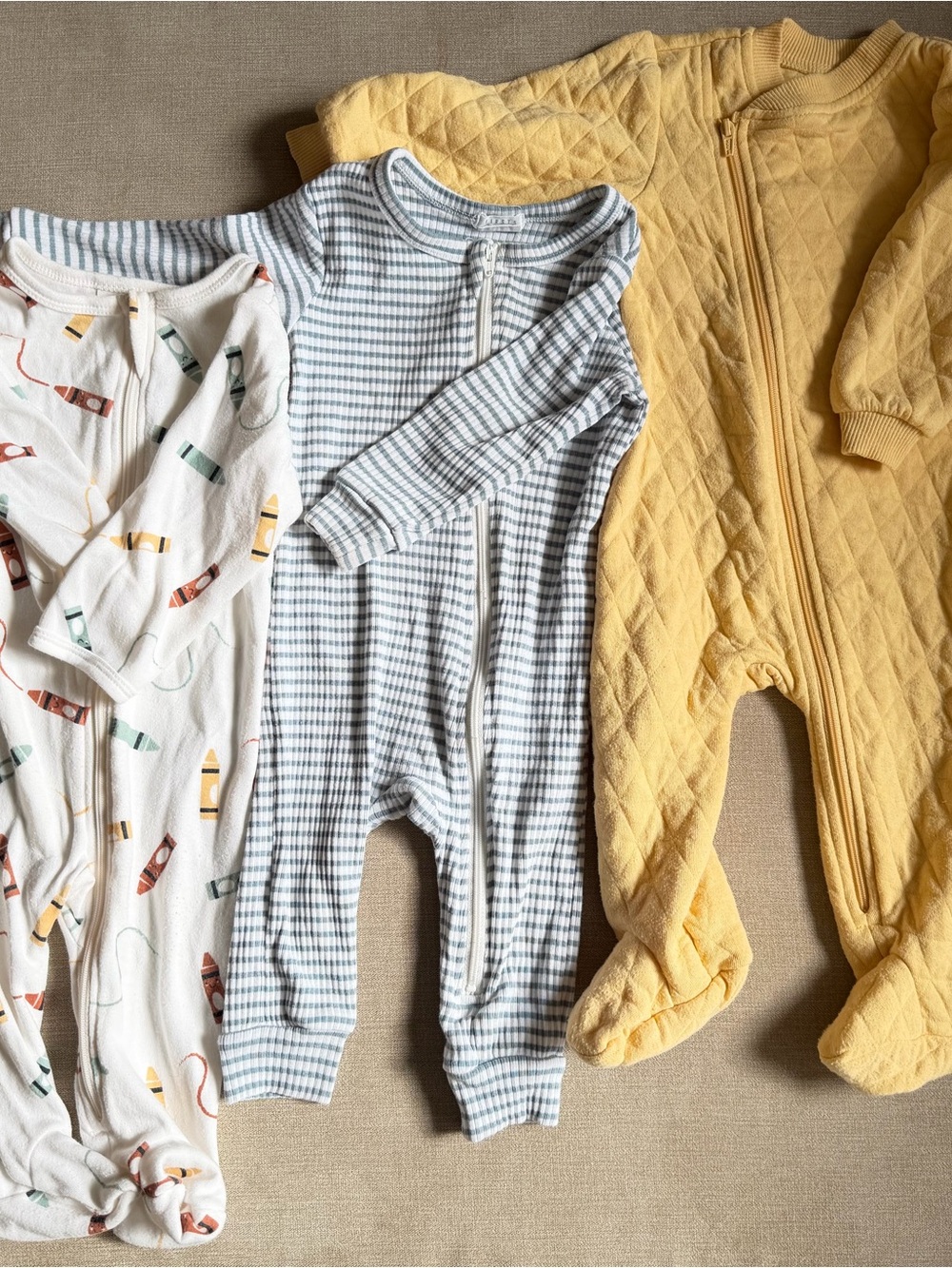 Three One-Piece Sleepers